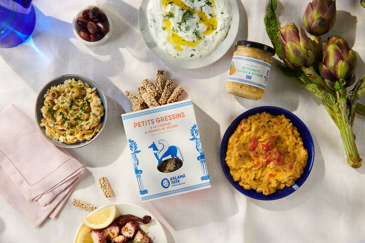 Petits gressins à la Caroube & graines de sésame