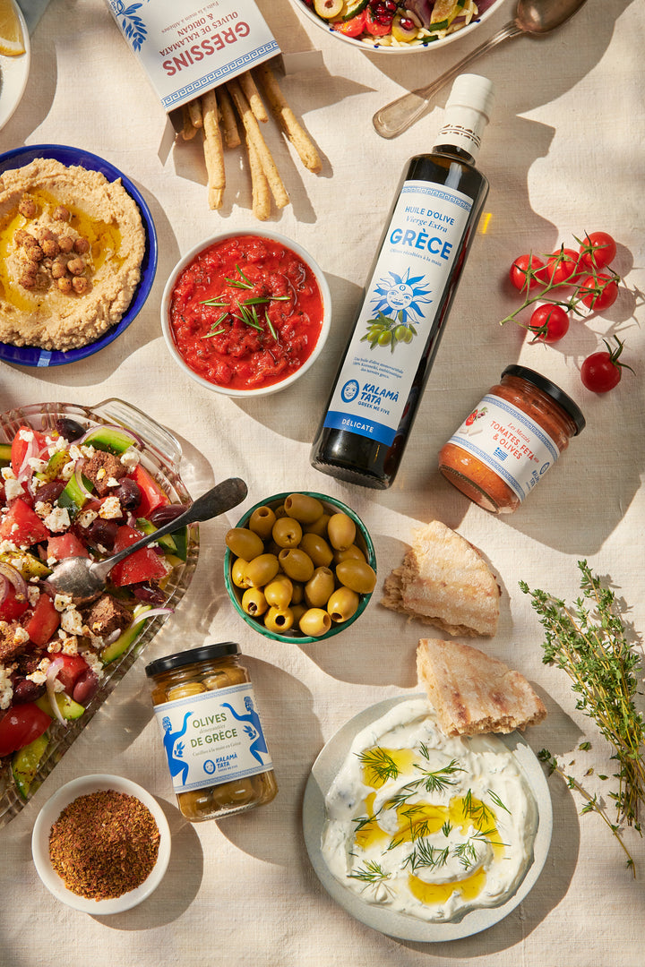 Mezze de tomates & féta AOP & olives