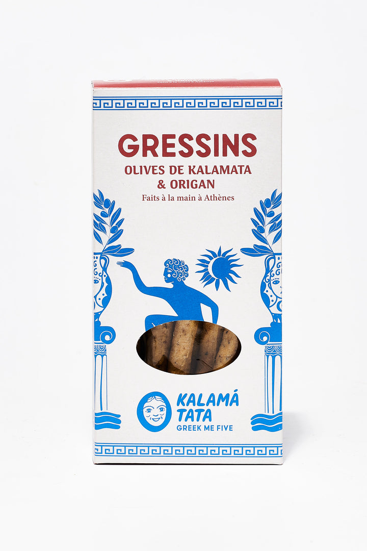 Gressins aux olives de Kalamata & origan